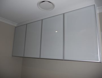 Aluminium framed glass doors