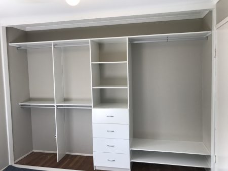 built in wardrobes white