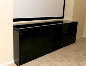modern black entertainment cabinets