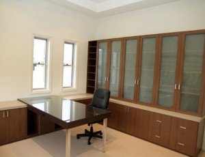 traditional office and desk