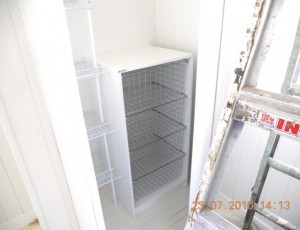 wire basket shelving