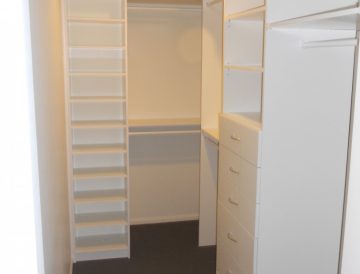 White Melamine wardrobe