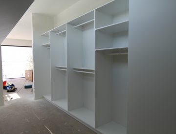 White Melamine wardrobe