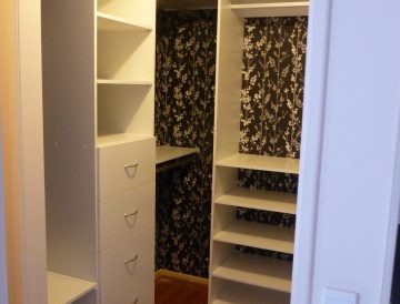 White Melamine wardrobe