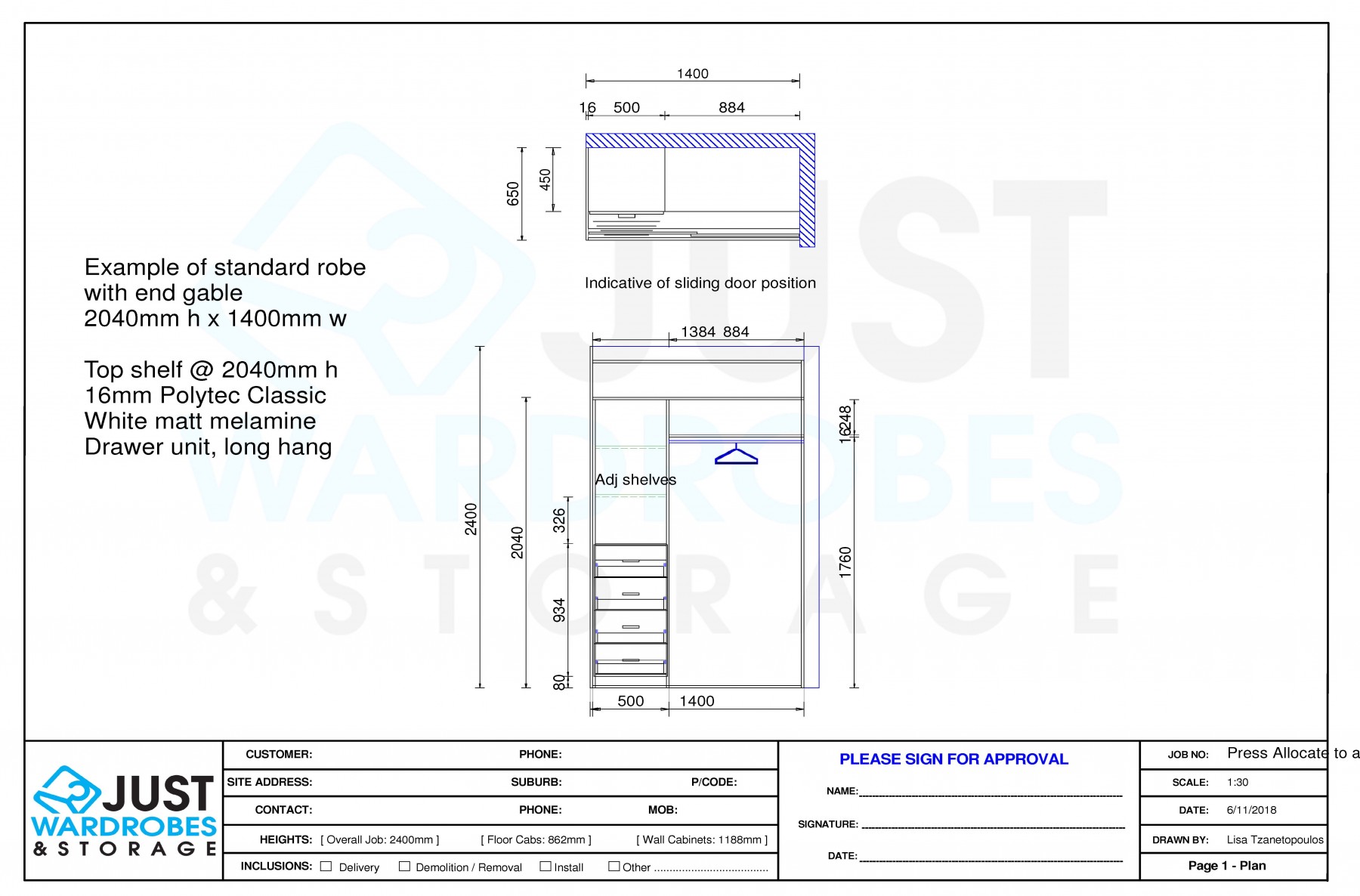 Wardrobe elevation detail 2d view CAD furniture block autocad file - Cadbull